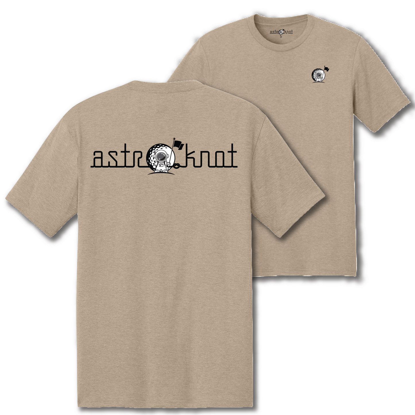 Perfect Triblend Tee with Back Print