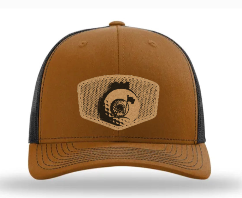 Custom Leather Patch Snapback