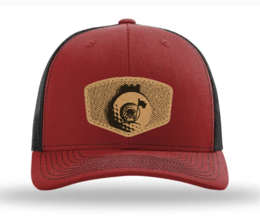 Custom Leather Patch Snapback