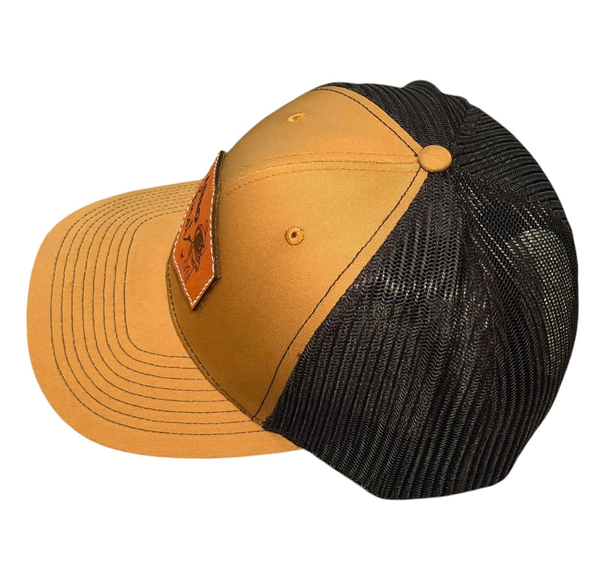 Leather Patch SnapBack Carhartt & Black