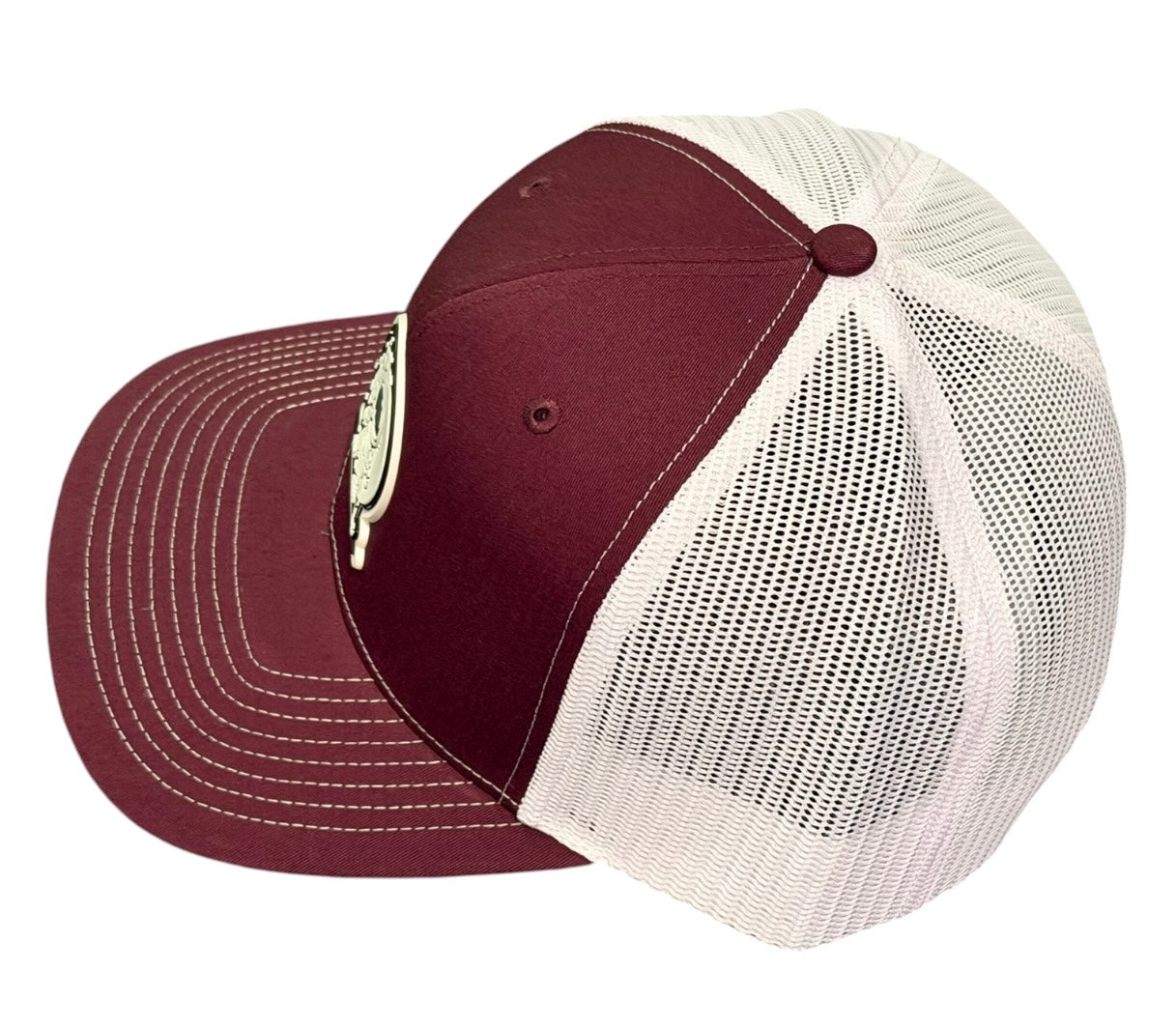 Signature PVC SnapBack Maroon