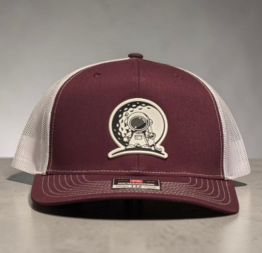 Signature PVC SnapBack Maroon