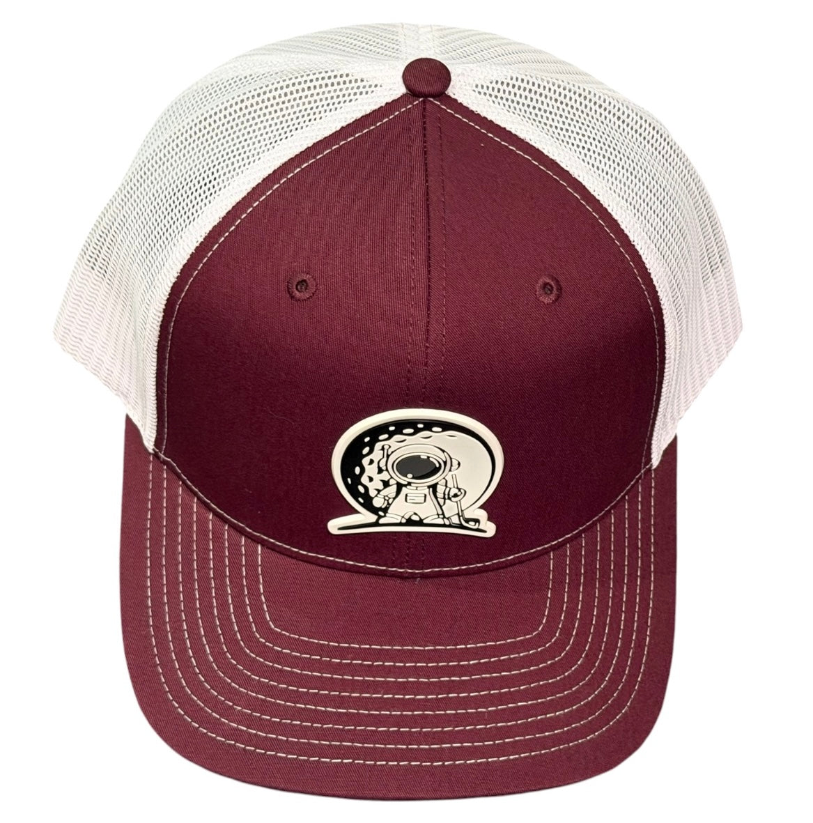 Signature PVC SnapBack Maroon
