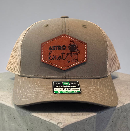 Leather Patch SnapBack Loden & Khaki