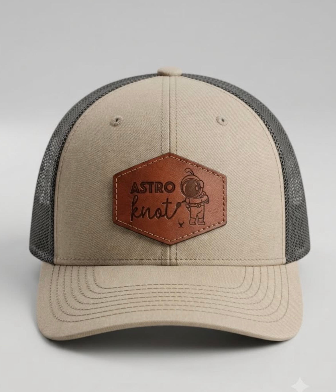 Leather Parch Khaki & Coffee SnapBack