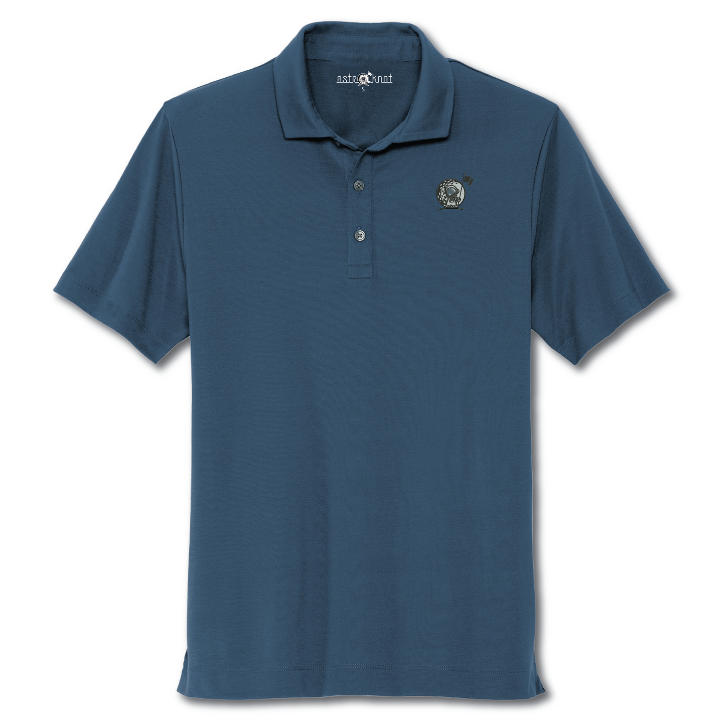 Embroidered Stretch Jersey Polo