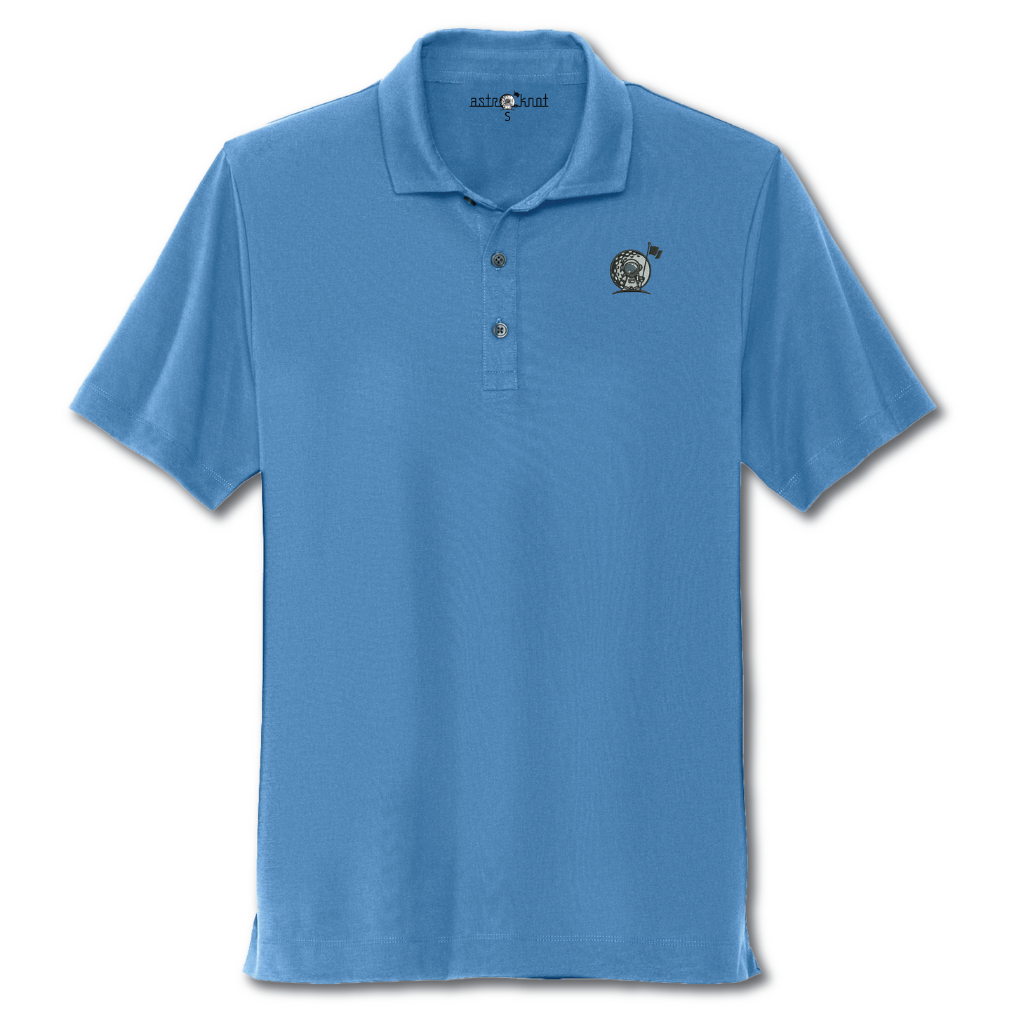 Embroidered Stretch Jersey Polo