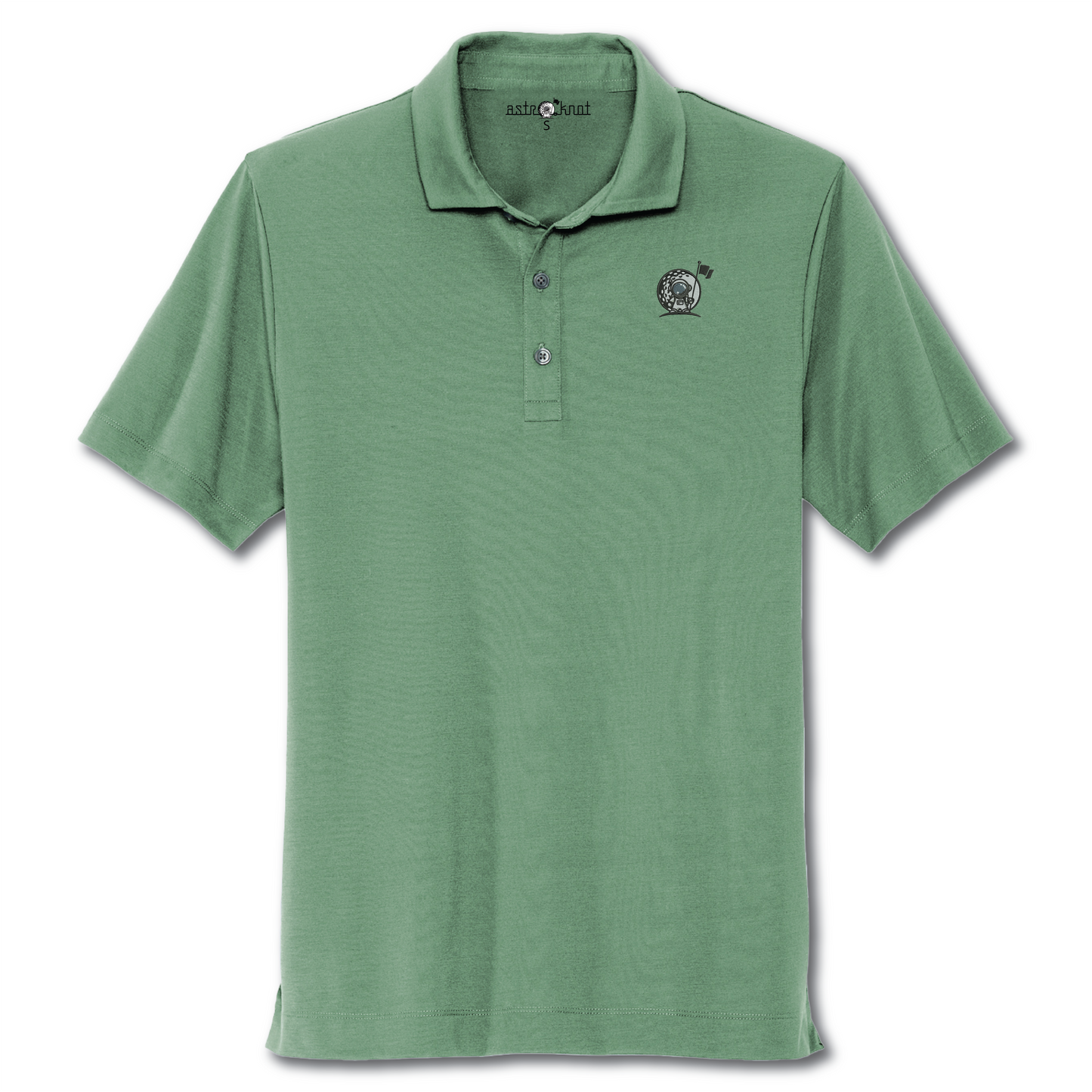 Embroidered Stretch Jersey Polo