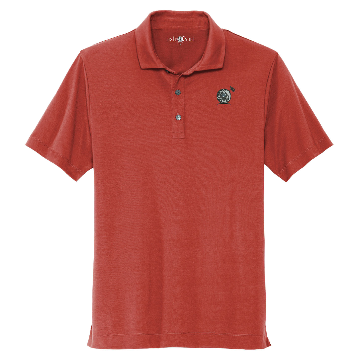 Embroidered Stretch Jersey Polo