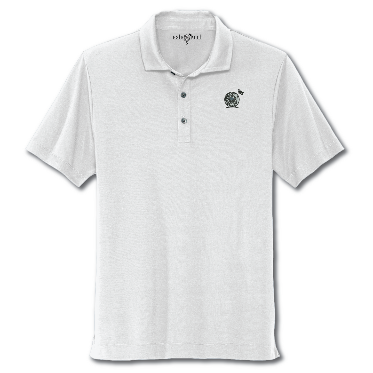 Embroidered Stretch Jersey Polo